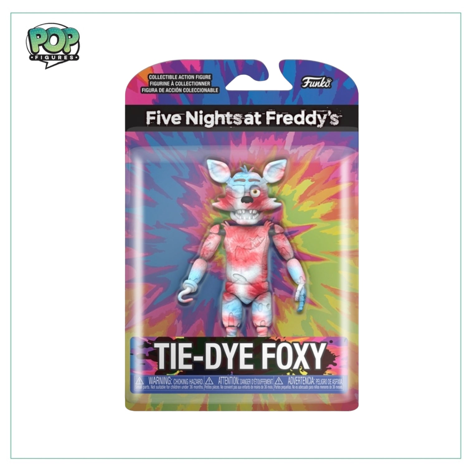 Tie-Dye Foxy 5” Funko Action Figure - Five Night At Freddy's