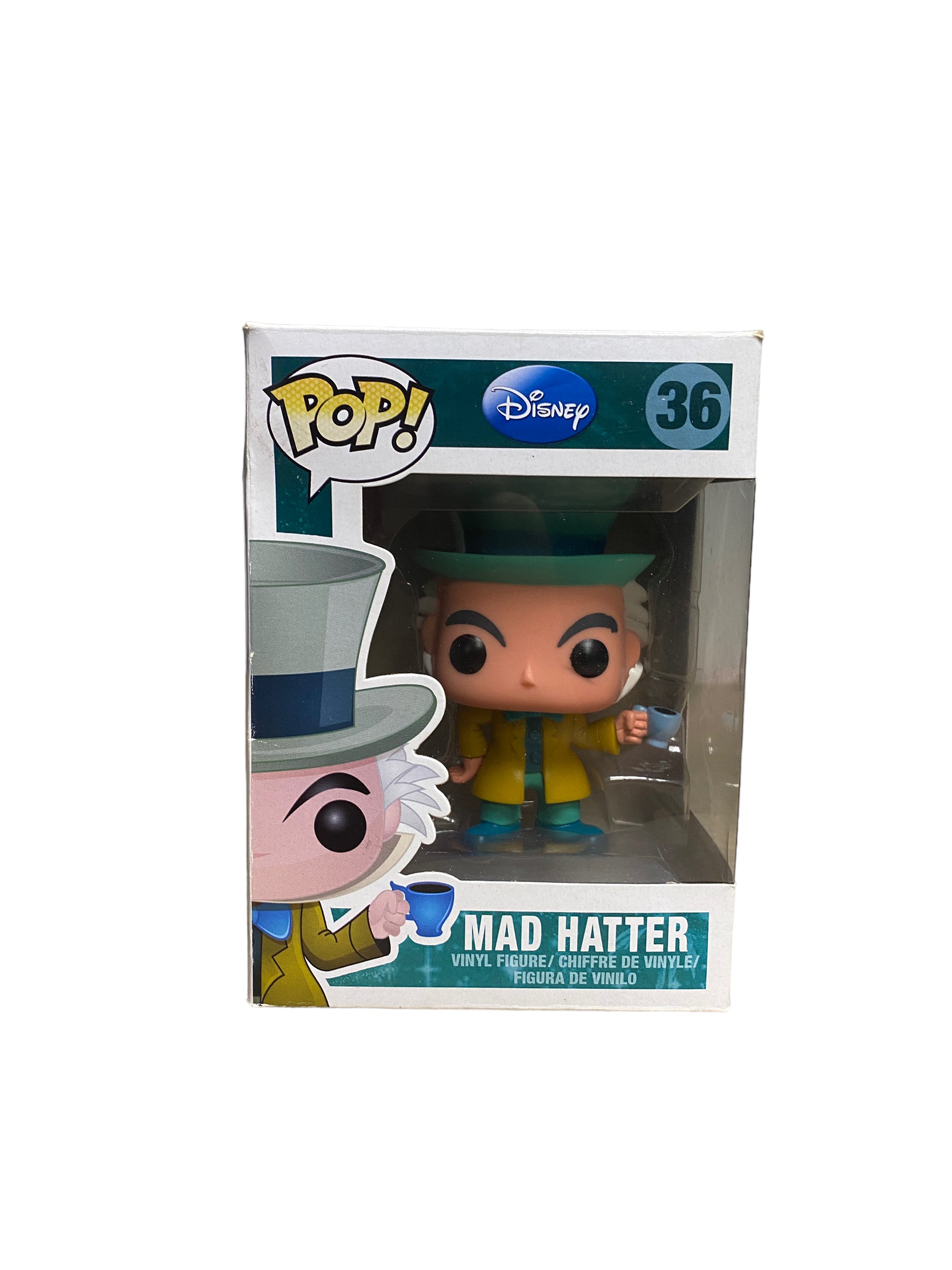 Mad Hatter #36 Funko Pop! - Disney Series 3 - 2012 Pop! - Condition 6.5/10
