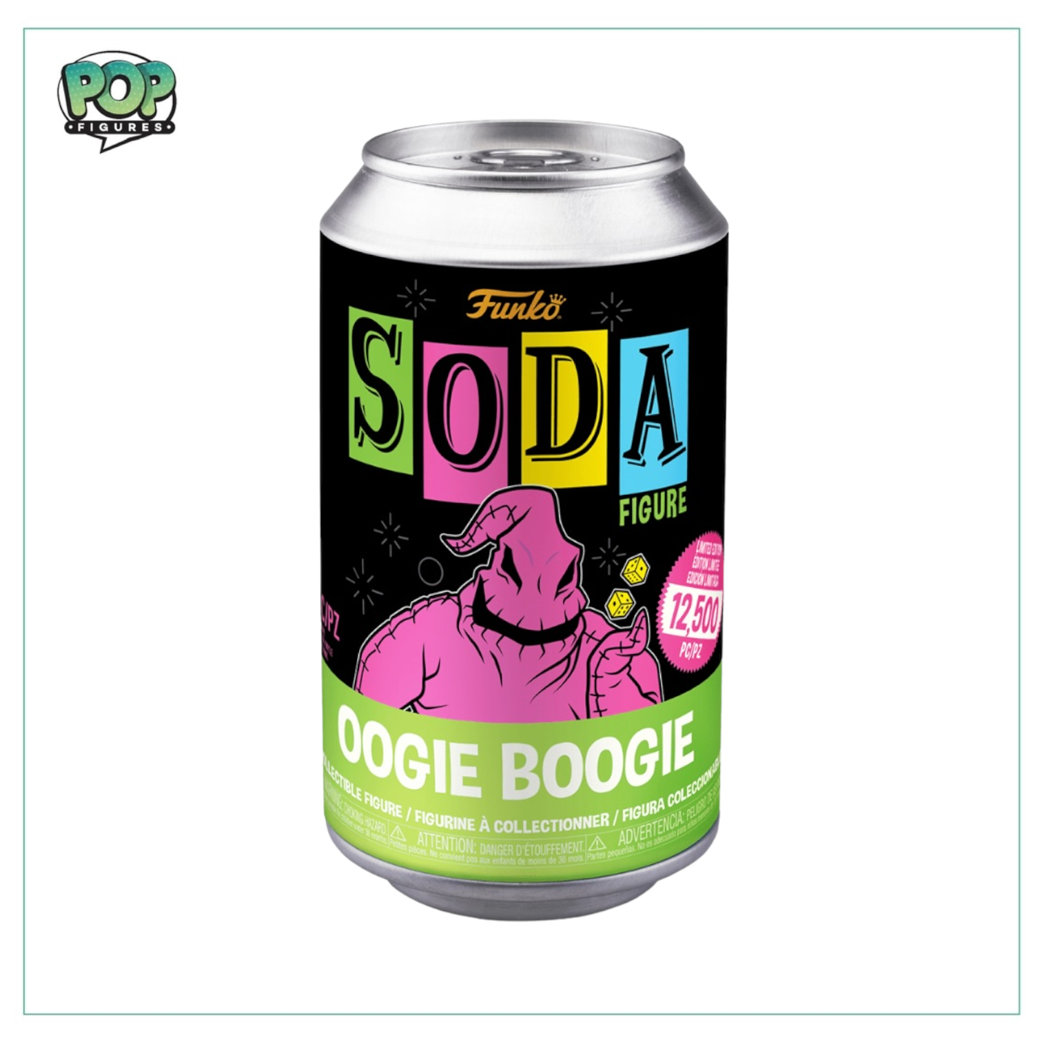 Oogie Boogie Soda Funko Soda Vinyl Figure! - NBC-  LE12,500 Pcs - Chance Of Chase