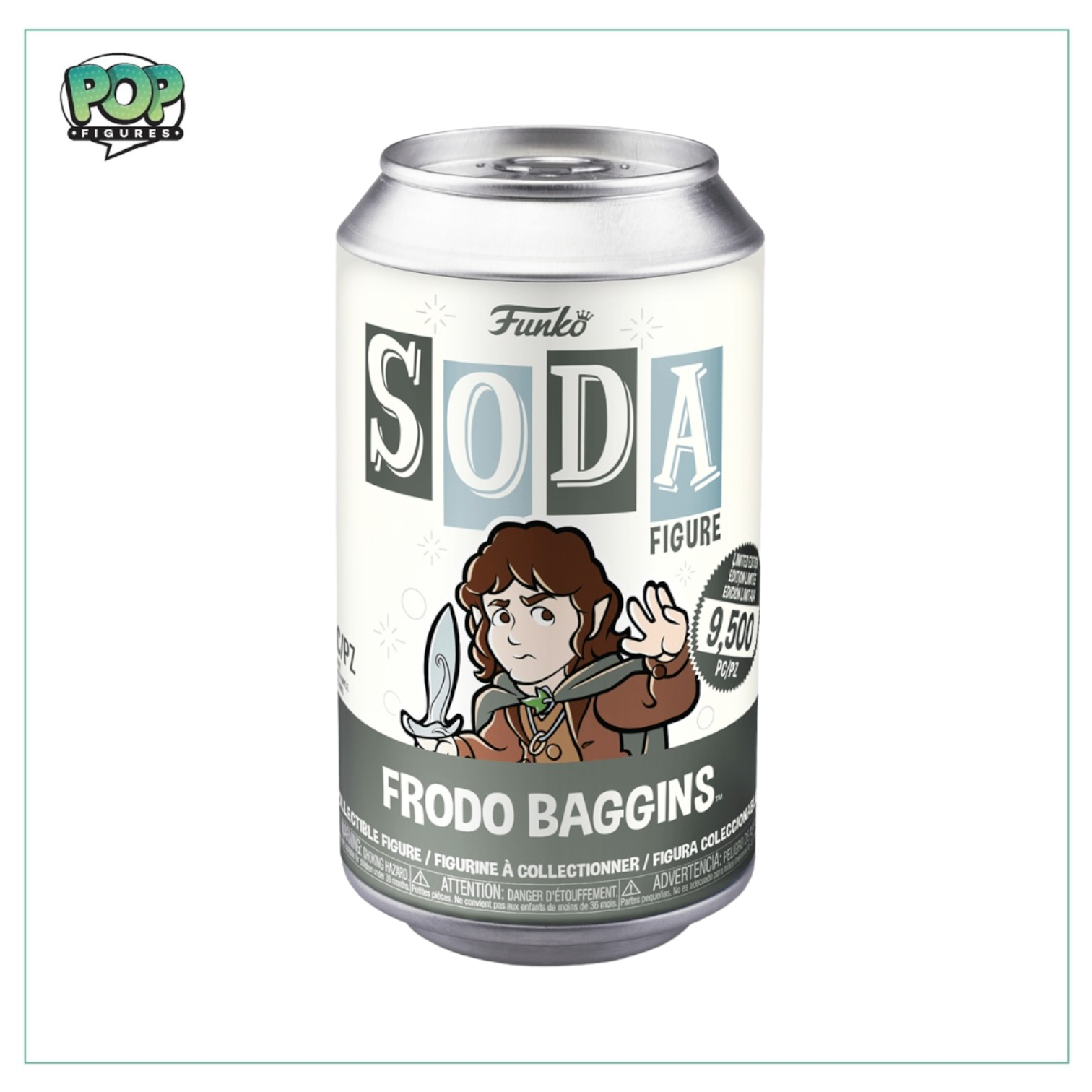 Frodo Baggins Funko Soda Vinyl Figure! - Lord of the Rings -  LE9,500 Pcs - Chance Of Chase