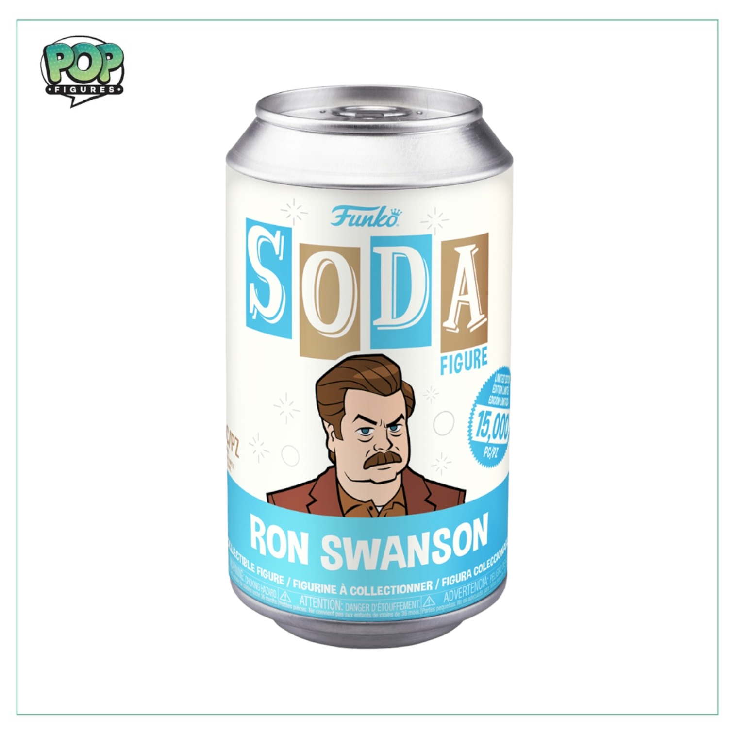 Ron Swanson Funko Soda Vinyl Figure! - Parks and Recreation - LE15000Pcs - Chance Of Chase