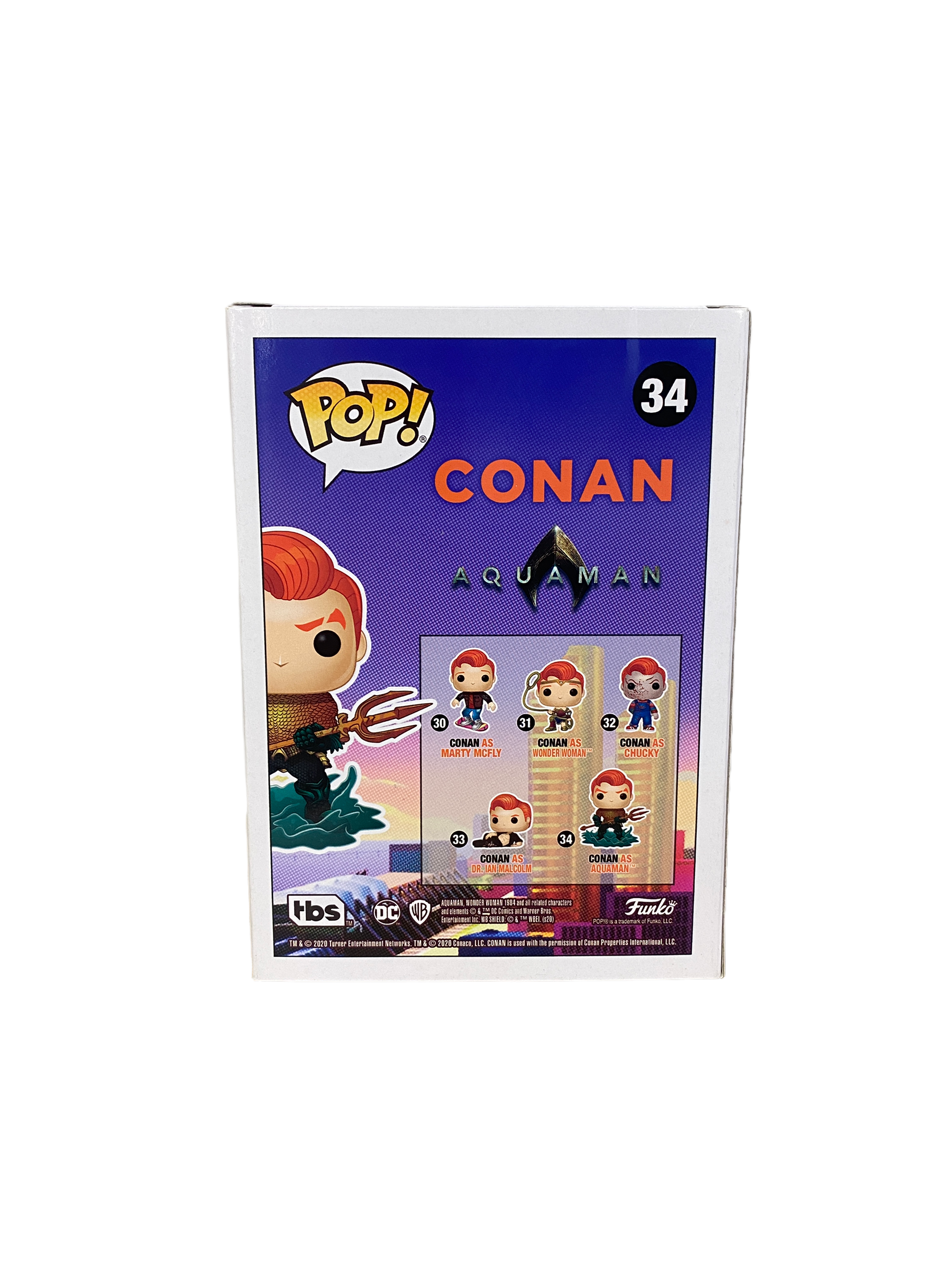 Conan as Aquaman #34 Funko Pop! - Conan - SDCC 2020 Team Coco Exclusive LE500 Pcs - Condition 8.5/10