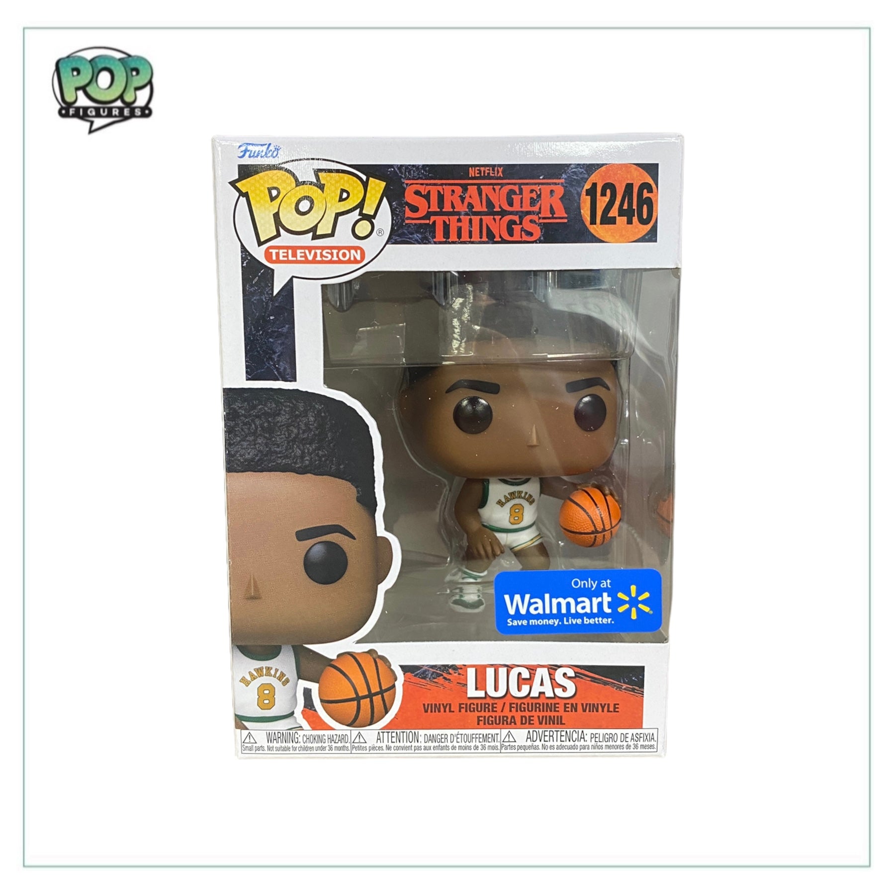 Lucas #1246 Funko Pop! - Stranger Things - Walmart Exclusive - Condition 8/10