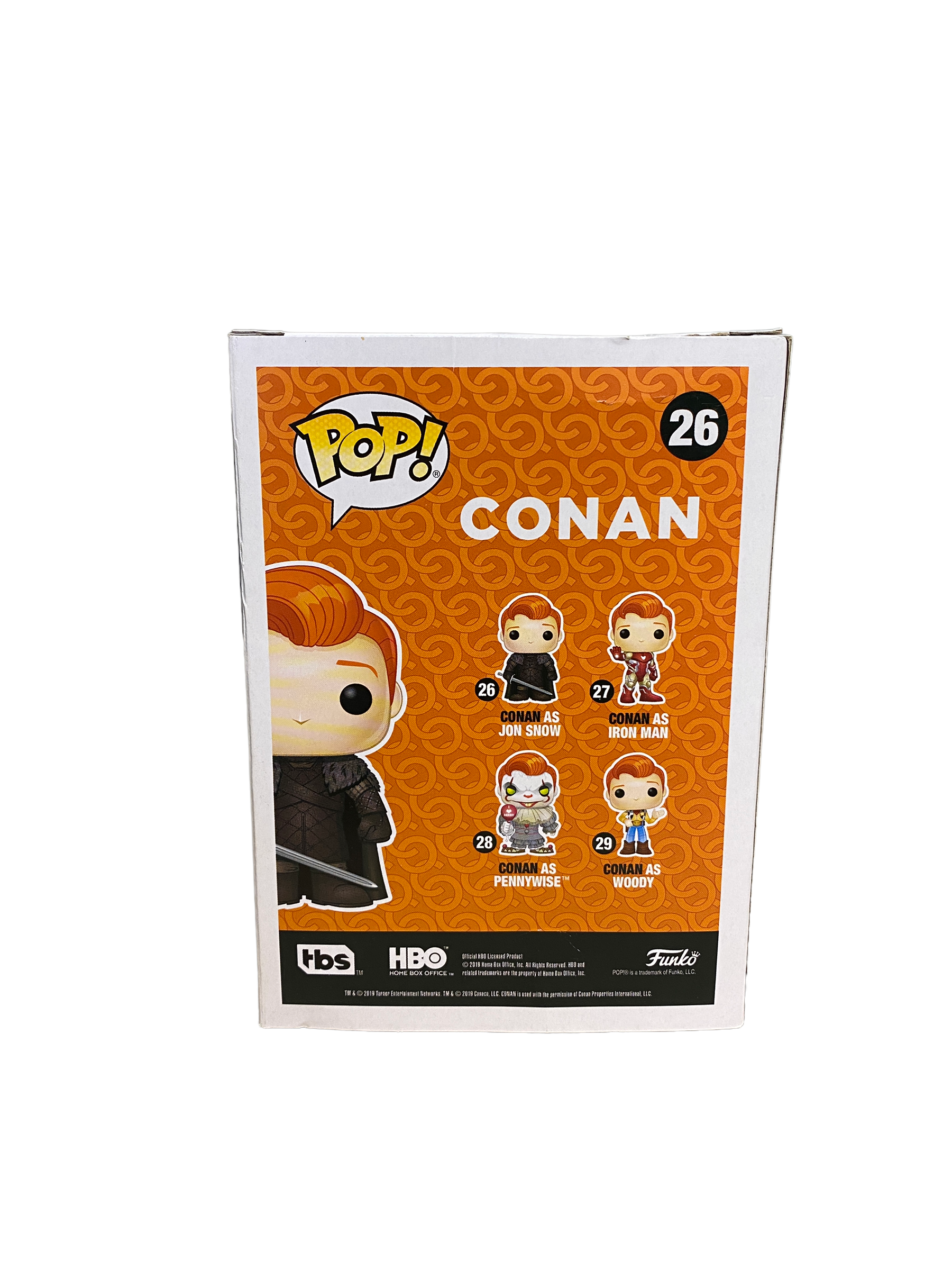 Conan As Jon Snow #26 Funko Pop! - Conan / Game Of Thrones - SDCC 2019 Exclusive - Condition 7.5/10