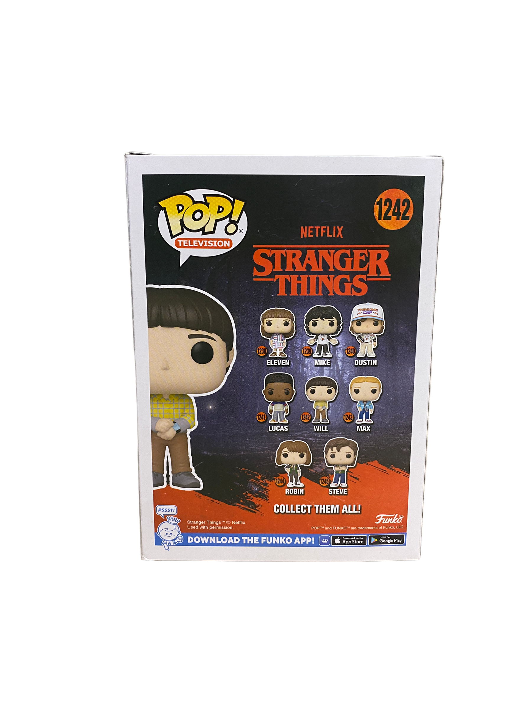 Will #1242 Funko Pop! - Stranger Things - Condition 9.5/10