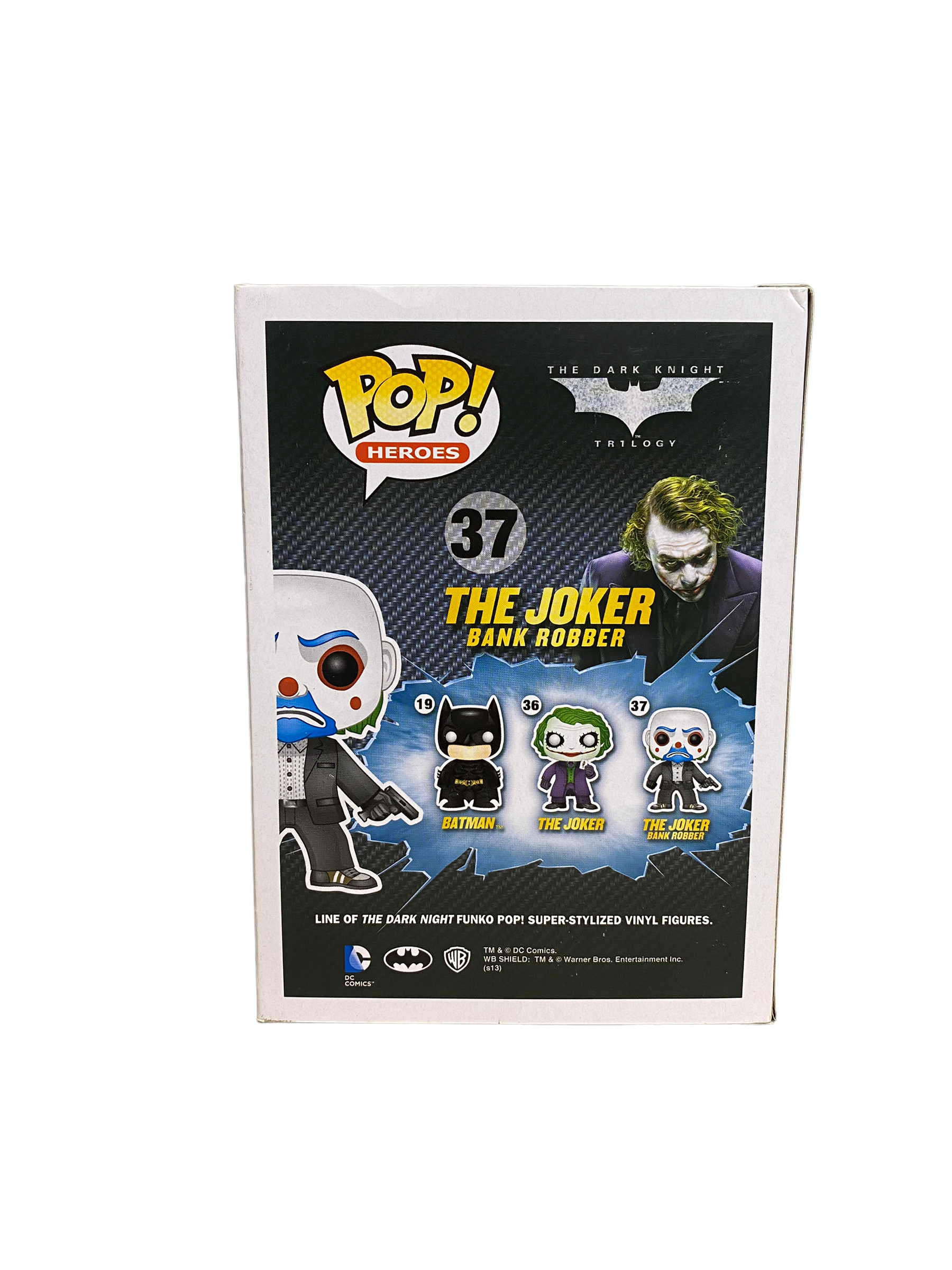 The Joker Bank Robber #37 Funko Pop! - Batman: The Dark Knight Trilogy - 2013 Pop! - Condition 8.5/10