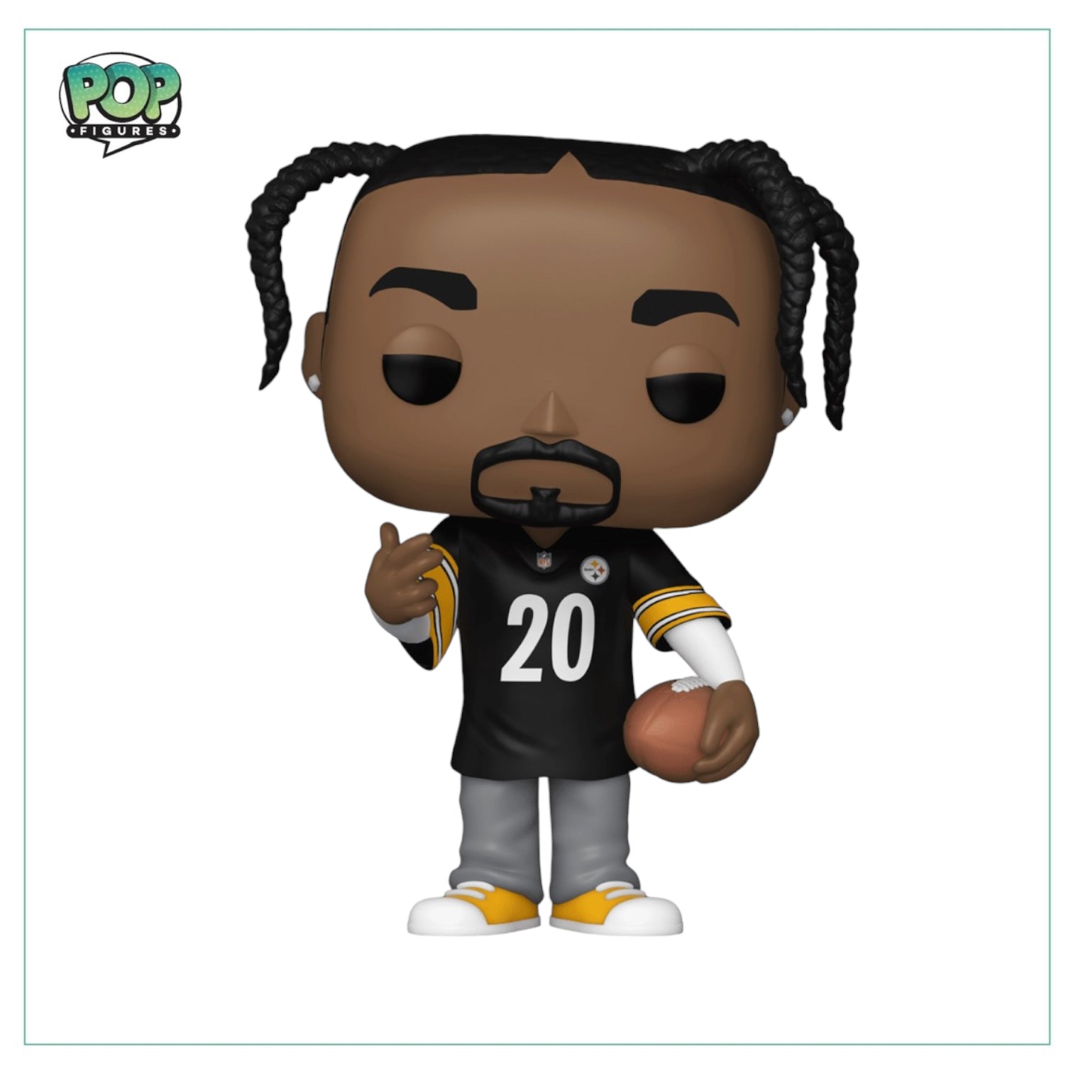 Snoop Dogg #304 (Steelers Jersey) Funko Pop! - Rocks - The Dogg House x Funko Exclusive LE15000 Pcs