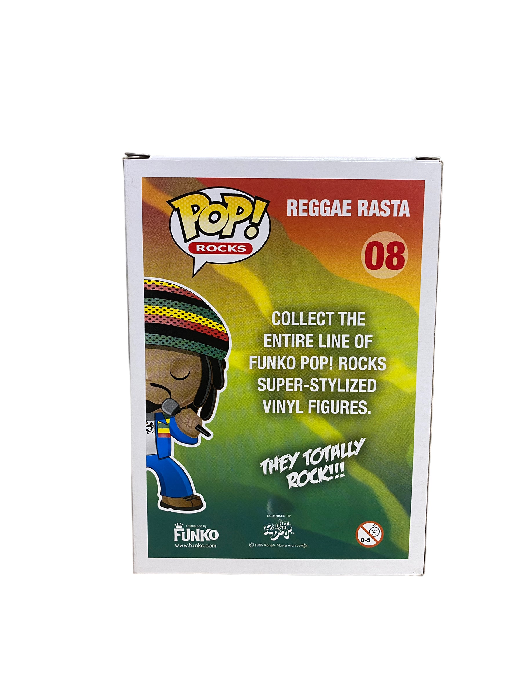 Reggae Rasta #08 (Chase) Funko Pop! - Rocks! - 2010 Pop! - Condition 8/10