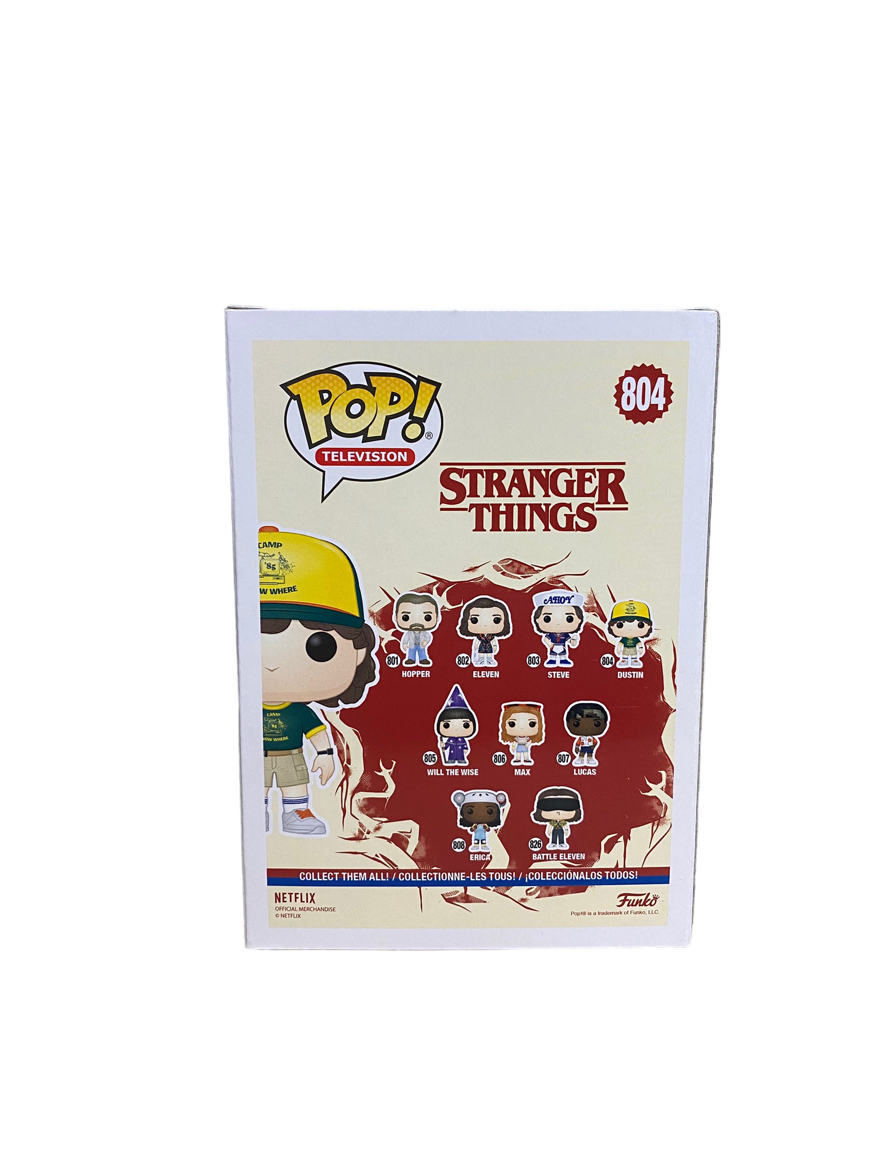 Dustin #804 (Camp, Gray) Funko Pop! - Stranger Things - Special Edition - Condition 8.5/10