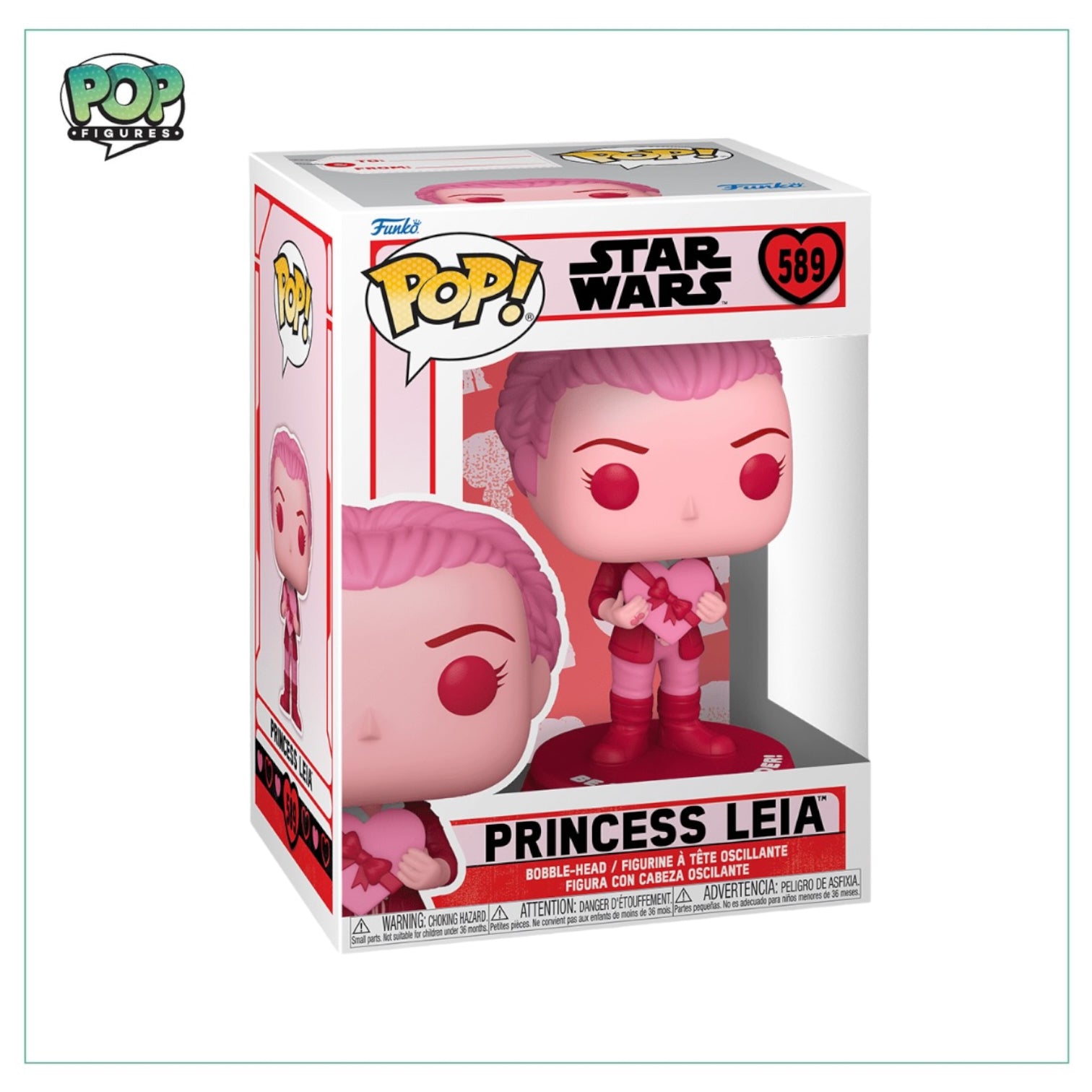 Princess Leia #589 Funko Pop! - Valentines - Star Wars
