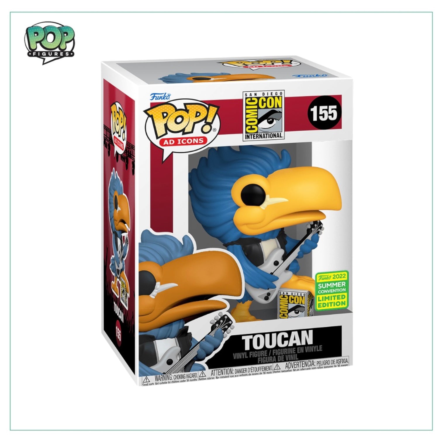 Toucan #155 Funko Pop! - Ad Icons - 2022 SDCC Shared Exclusive