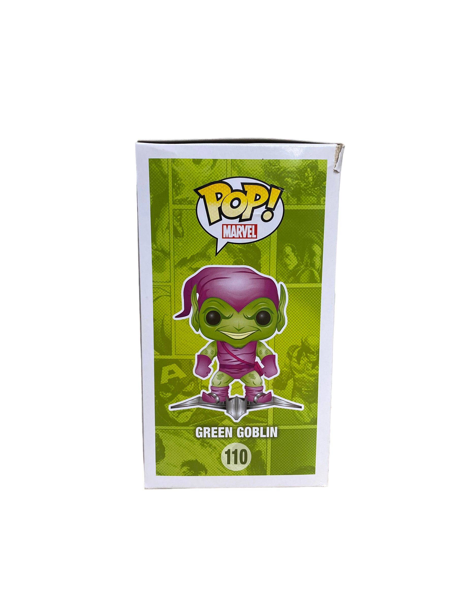 Green Goblin #110 (w/ Glider, Glitter Glow) Funko Pop! - Marvel - SDCC 2016 Official Convention Exclusive - Condition 7/10