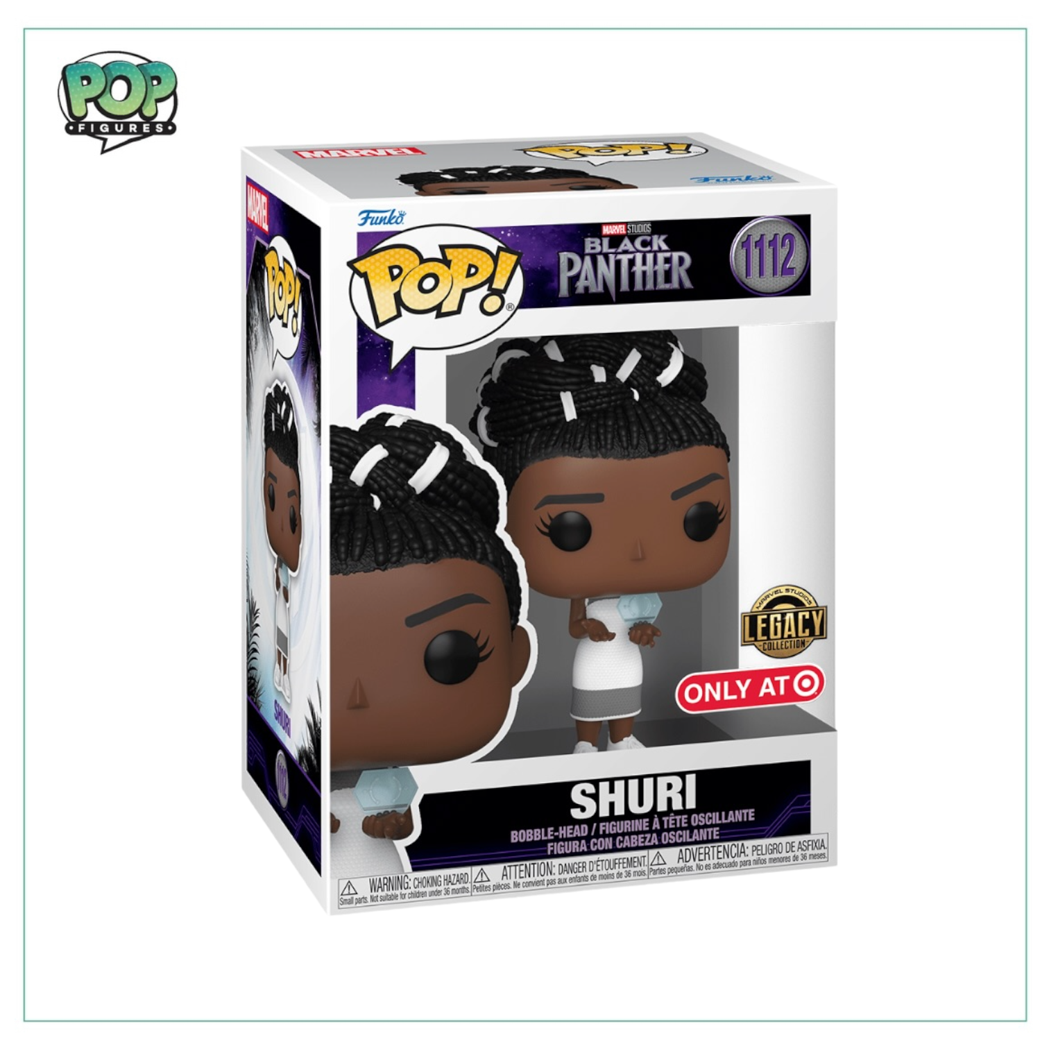 Shuri #1112 Funko POP! - Black Panther - Only at Target  Legacy Collection