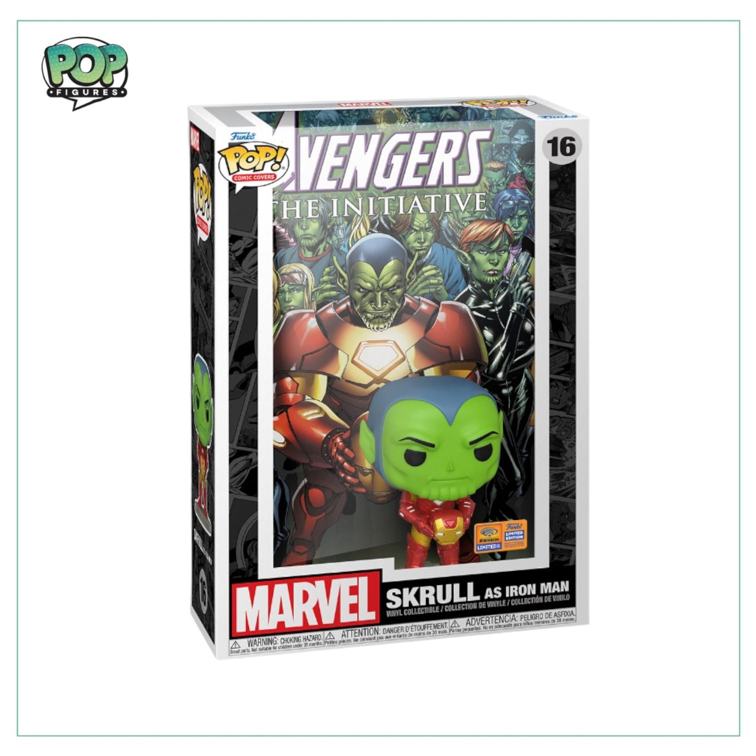 Skrull as Iron Man #16 Cover Funko Pop! - Avengers The Initiative - 2023 Official Wondrous Convention