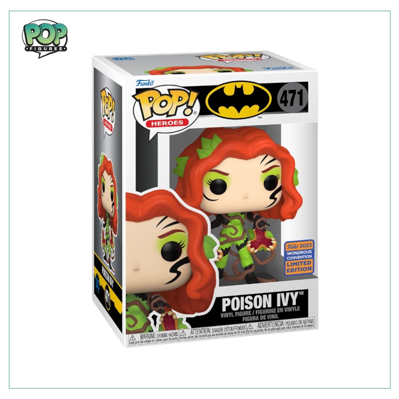 Poison Ivy #471 Funko Pop! - Batman - 2023 Shared Official Wondrous Convention