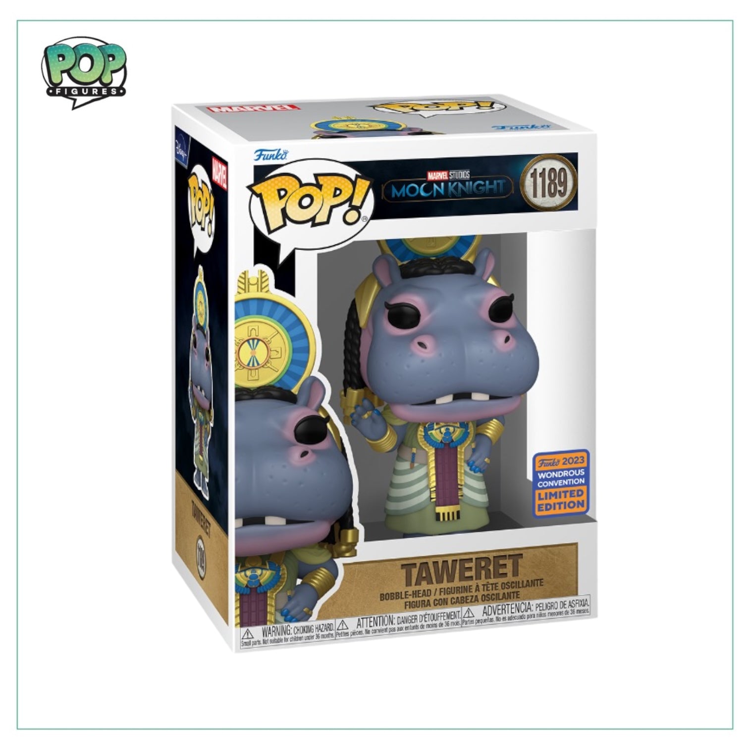 Taweret #1189 Funko Pop! - Moon Knight - 2023 Shared Official Wondrous Convention