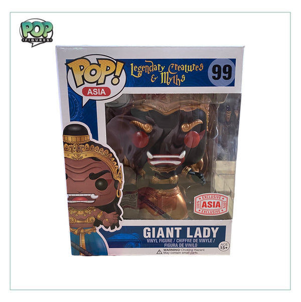 Giant Lady #99 (Black and Gold) 6"Deluxe Funko Pop! - Legendary Creatures and Myths - Asia 100% Exclusive