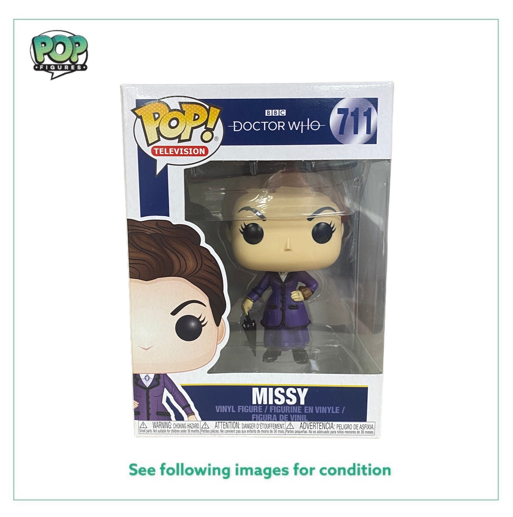 Missy #711 Funko Pop! - Doctor Who - 2018 Pop! - Condition 9/10