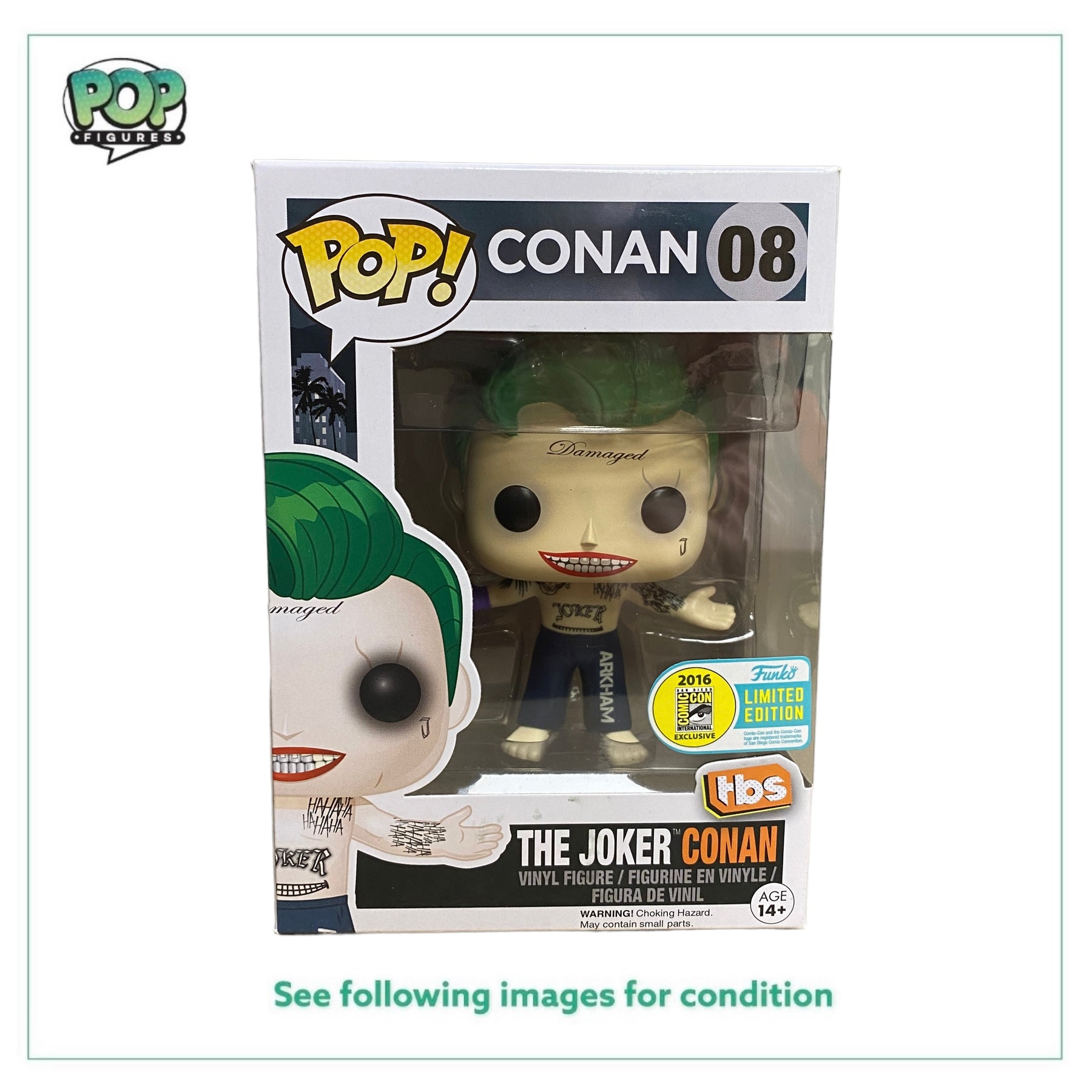 The Joker Conan #08 Funko Pop! - Conan - SDCC 2016 Exclusive - Condition 9/10