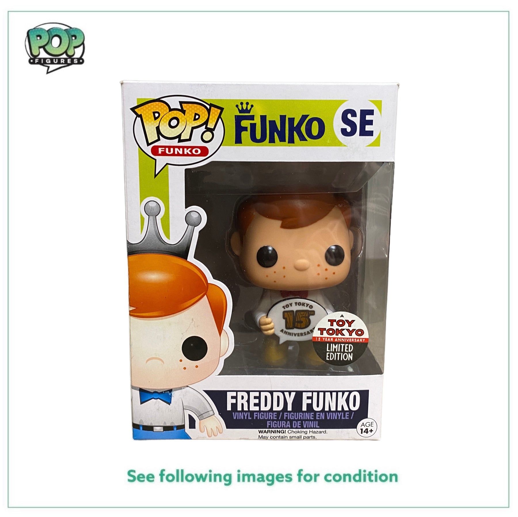 Freddy Funko Toy Tokyo 15th Anniversary Funko Pop! - Toy Tokyo Exclusive - Condition 7.5/10