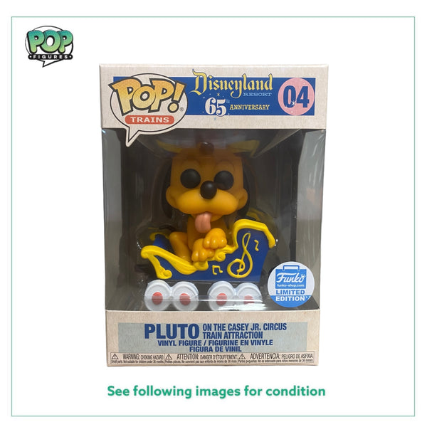 Pluto On The Casey Jr. Circus Train Attraction #04 Funko Pop! - Disneyland Resort 65th Anniversary - Funko Shop Exclusive - Condition 9.5/10