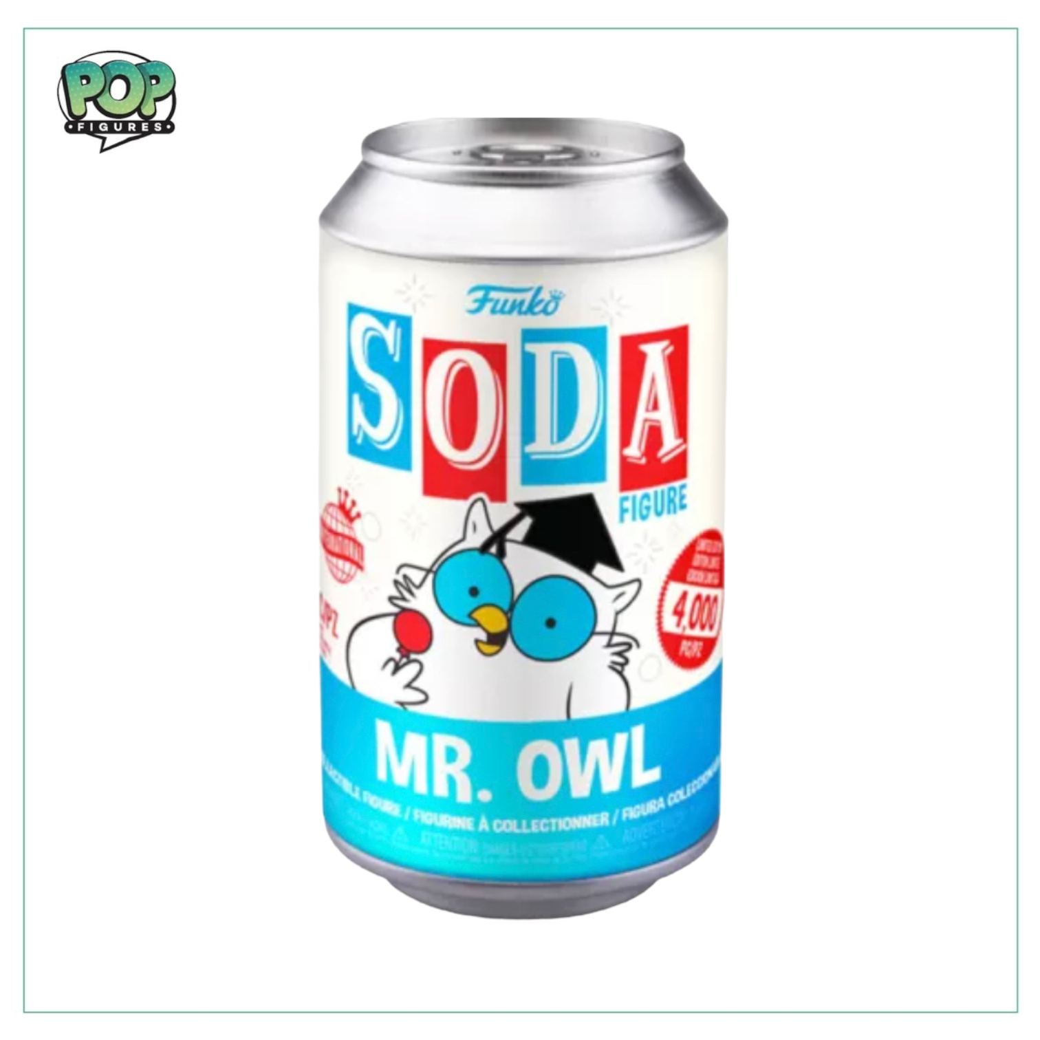 Mr. Owl Funko Soda Vinyl Figure! Ad Icons - LE4000 Pcs International - Chance Of Chase