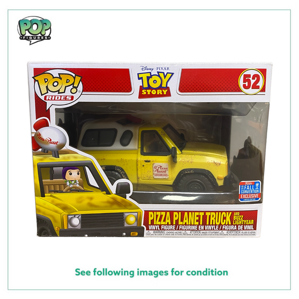 Pizza Planet Truck and Buzz Lightyear #52 Funko Pop Ride! - Toy