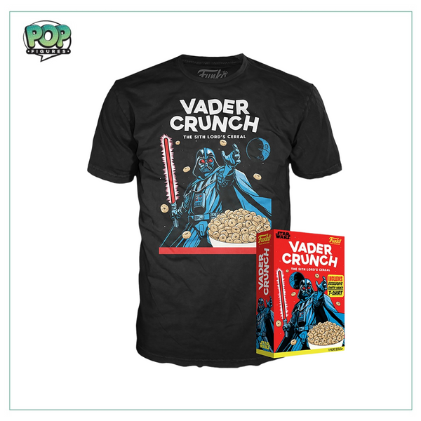 Boxed Tee: Vader Crunch Funko T-Shirt - Star Wars (Small)