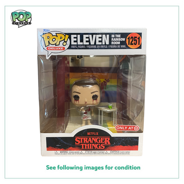 Eleven In The Rainbow Room #1251 Deluxe Funko Pop! - Stranger Things - Target Exclusive - Condition 9/10
