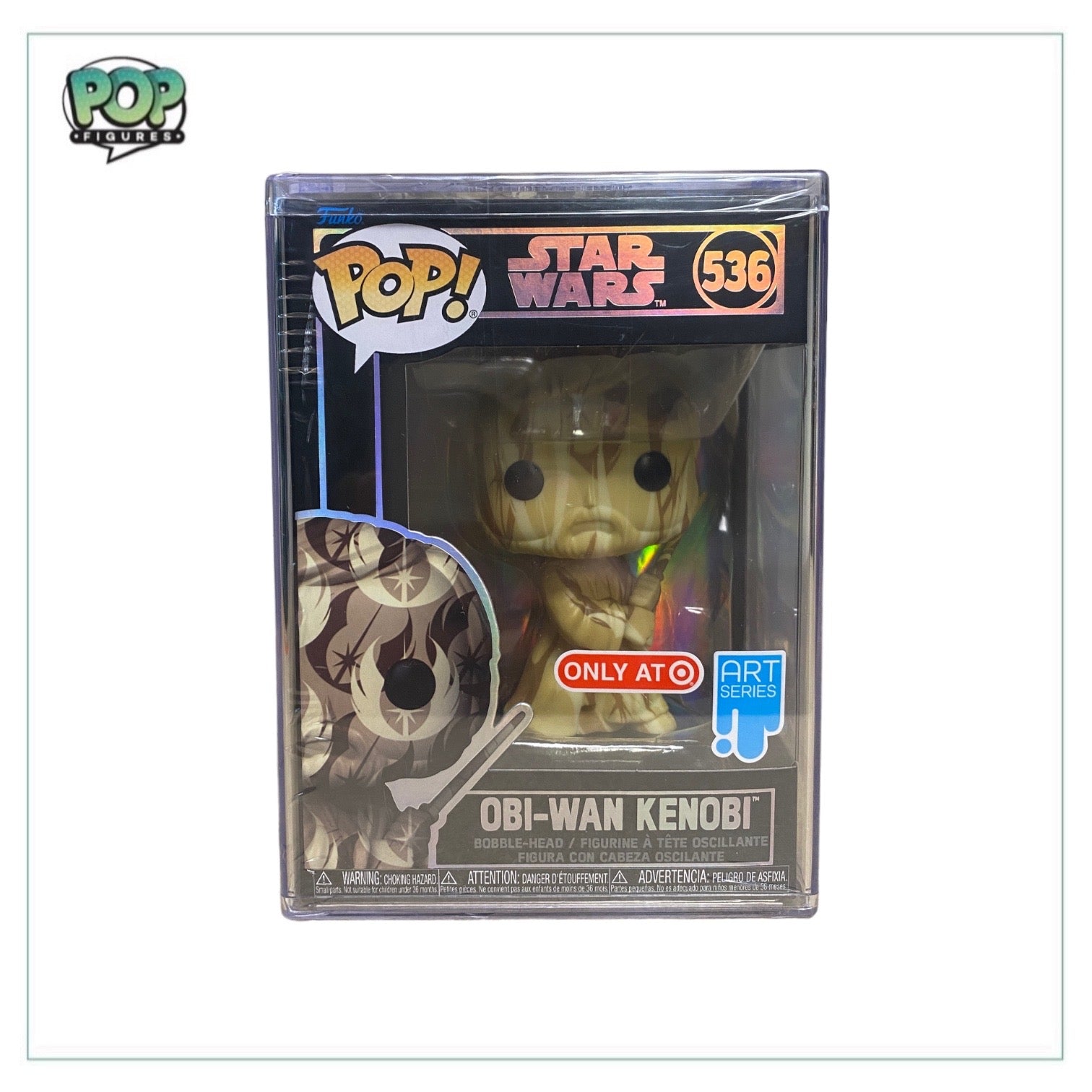 Obi-Wan Kenobi #536 (Art Series) Funko Pop! - Star Wars - Target Exclusive
