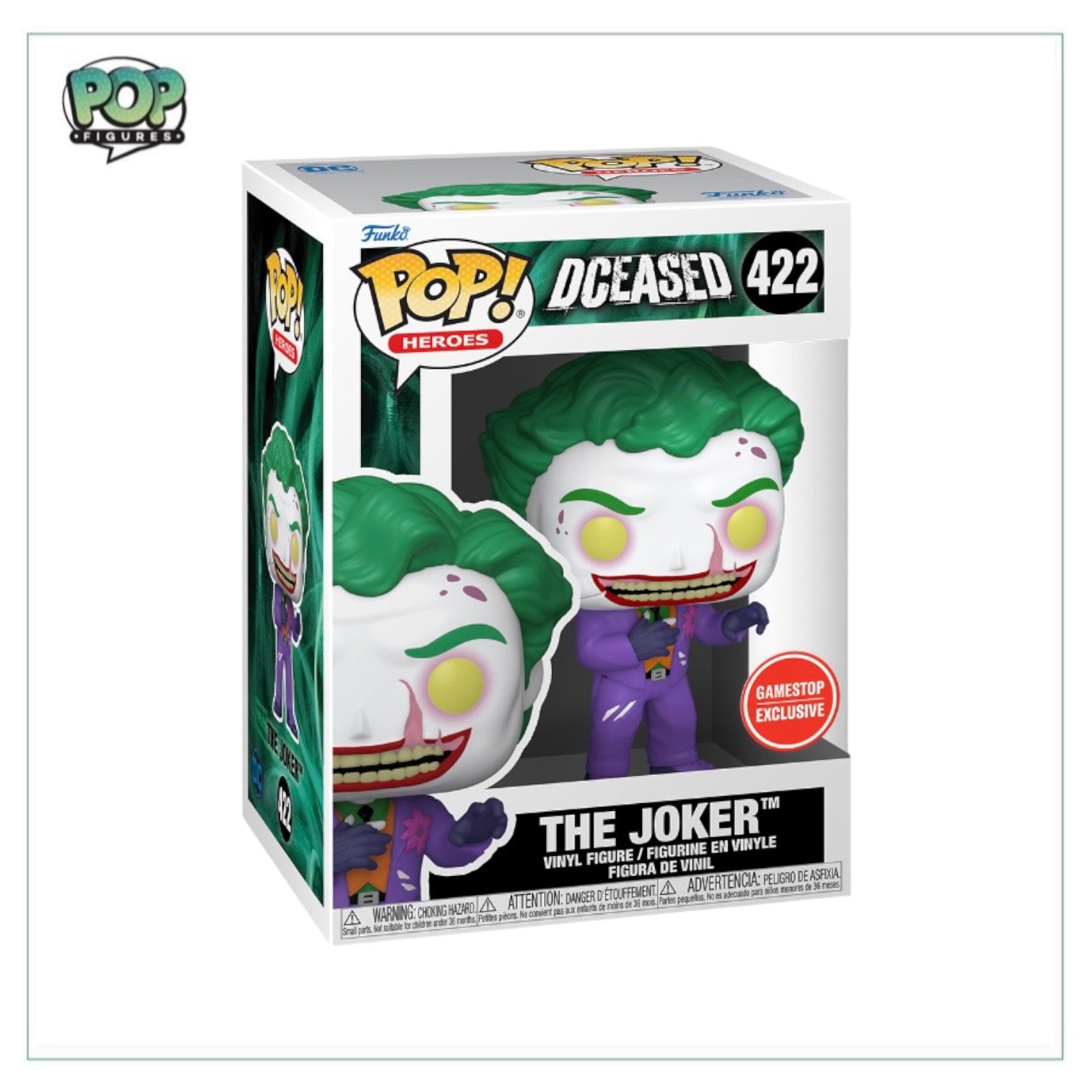 The Joker #422 Funko Pop! - DCeased - GameStop Exclusive