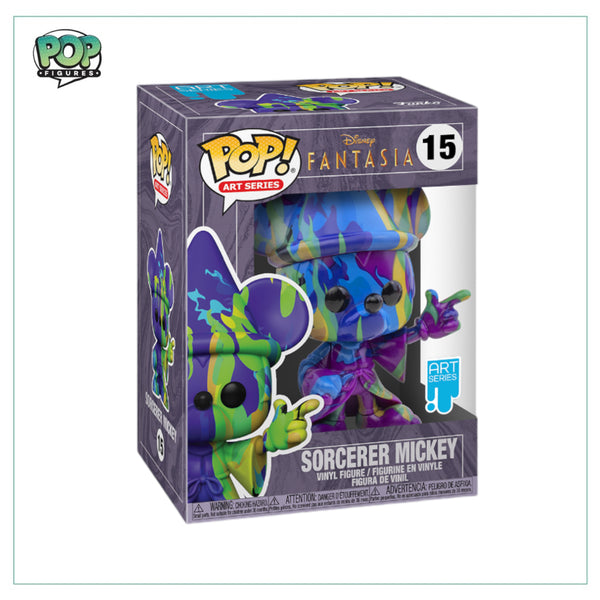 FUNKO POP!  FANTASIA  SORCERER MICKEY  ⑮ Funko Pop Disney Fantasia Sorcerer Mickey Figure 80th anniv #15