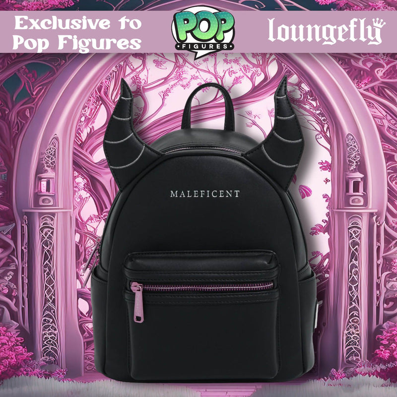 Popfigures Exclusive - Loungefly Disney Sleeping Beauty Maleficent Minimalist Figural Mini Backpack
