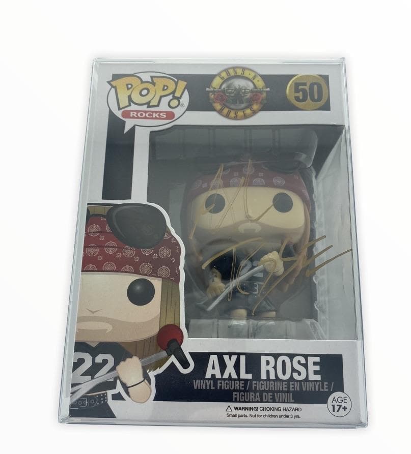 Axl Rose Guns n Roses Signed Funko POP Vinyl - Pop Figures