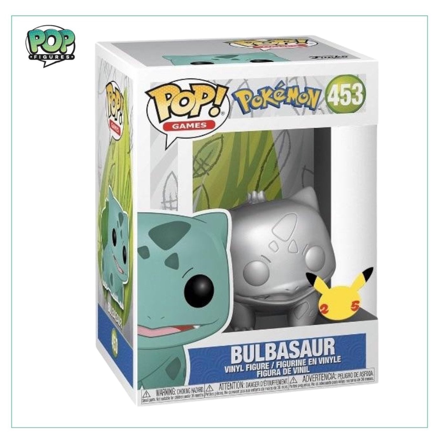 Bulbasaur #453 Funko Pop! Pokémon - Pop Figures | Funko | Pop Funko | Funko Pop