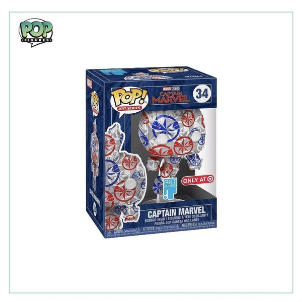 Captain Marvel (Art Series) #34 Funko Pop! Marvel: Captain Marvel Ta