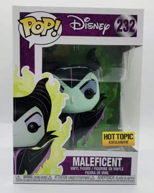 Disney Maleficent With Green Flames Hot Topic Exclusive - Pop Figures | Funko | Pop Funko | Funko Pop