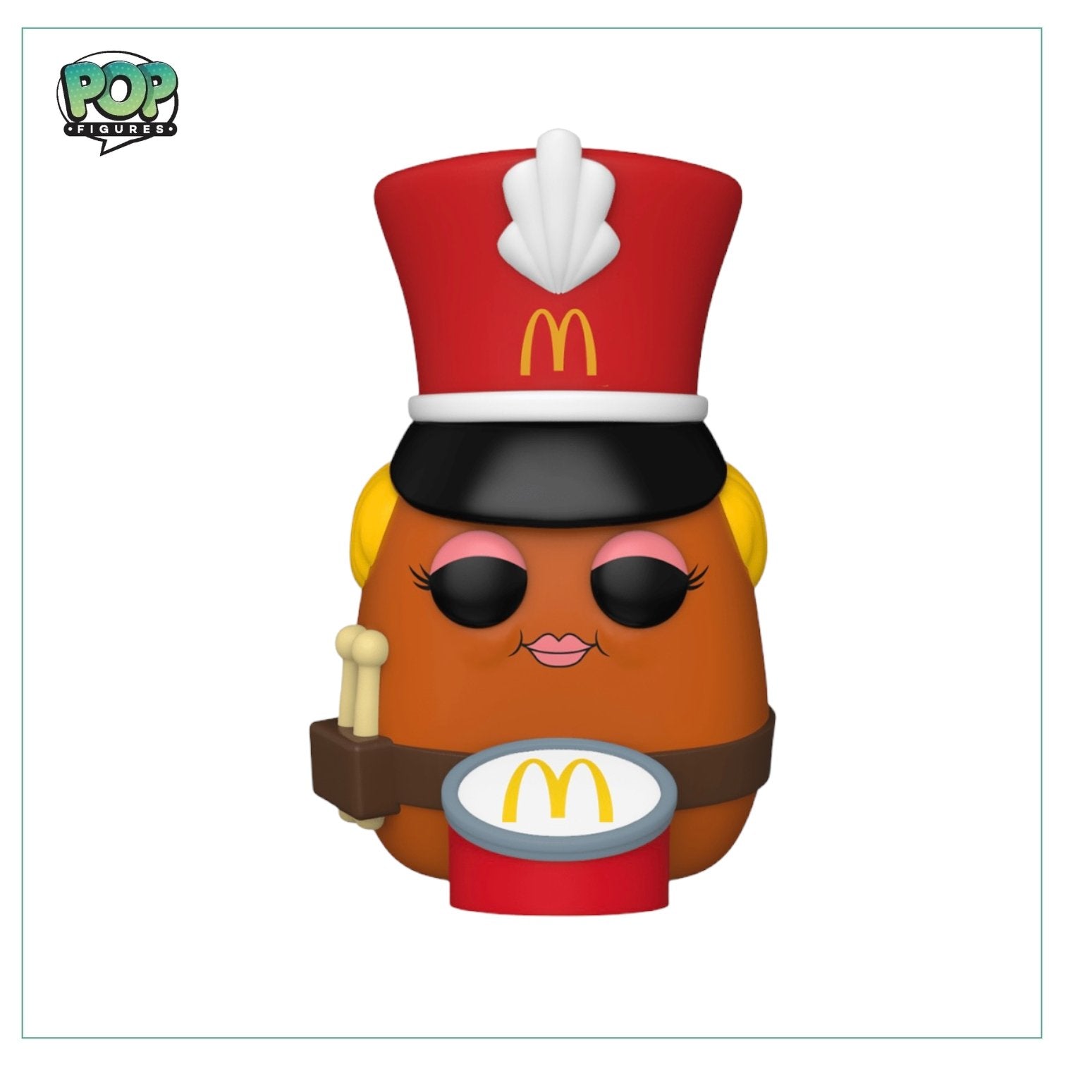Drummer McNugget #138 Funko Pop! McDonald’s AD icons- 2021 Virtual Funkon (Shared Sticker) - PREORDER - Pop Figures | Funko | Pop Funko | Funko Pop