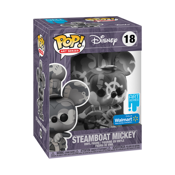 Steamboat Mickey (Art Series) #18 Funko Pop! Disney, Walmart Exclusive