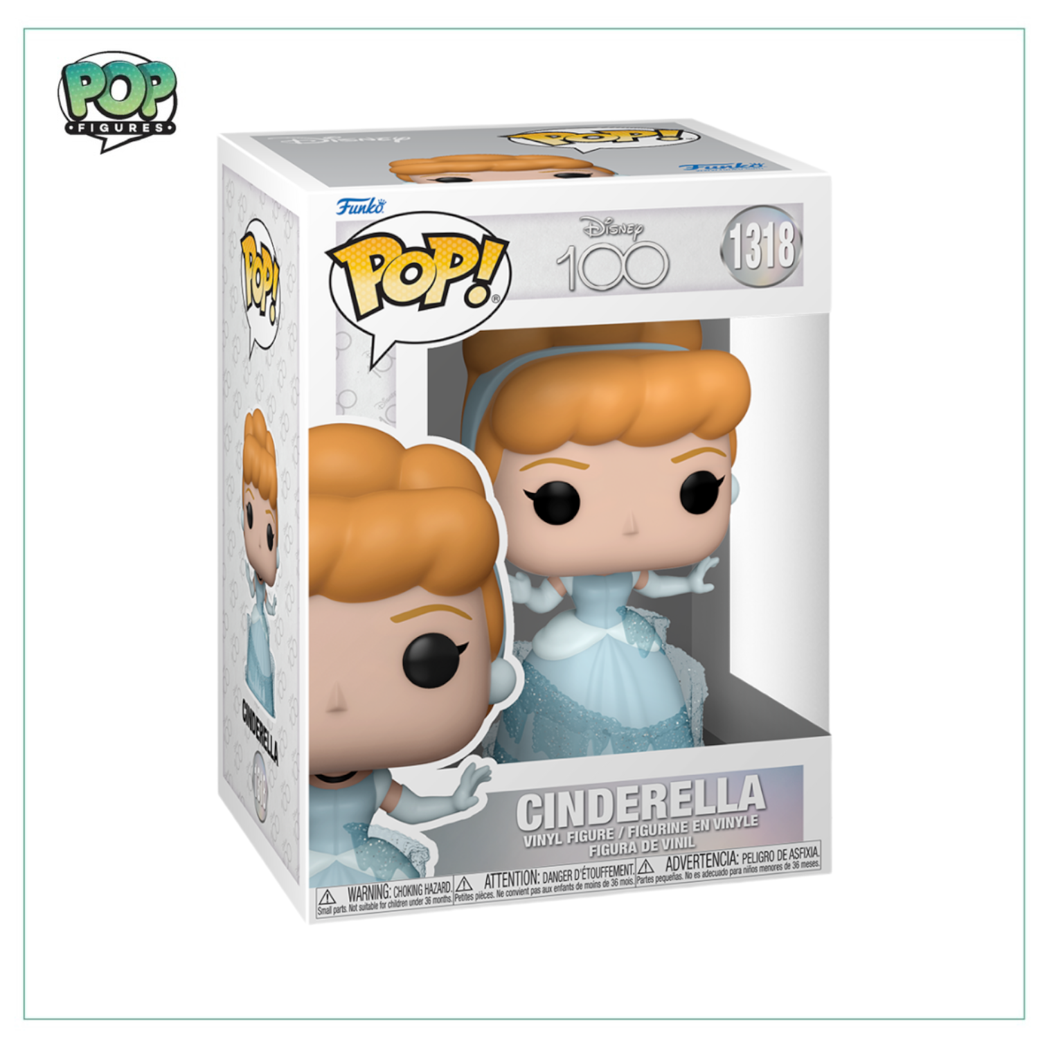 Cinderella #1318 Funko Pop! Disney 100th