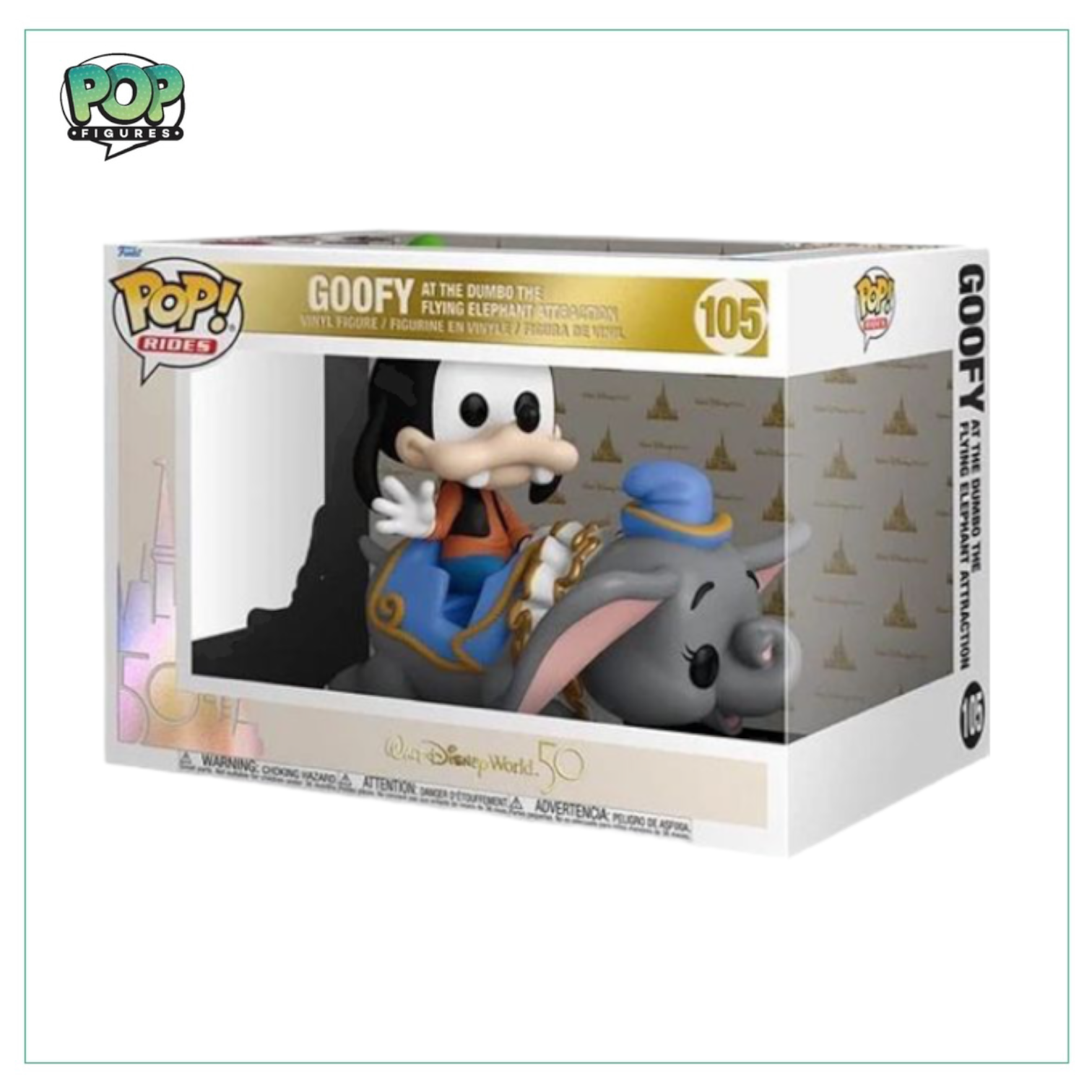 Goofy at the Dumbo the Flying Elephant Attraction #105 Funko Pop! Disney Rides