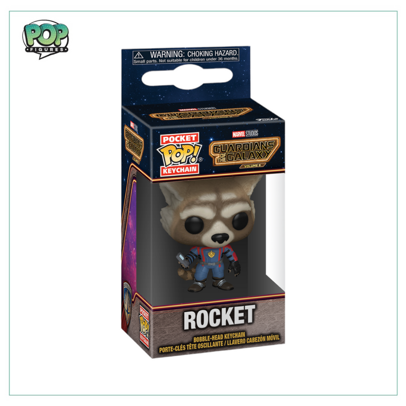 Funko POP! Keychain: Marvel - Guardians Of the Galaxy 3 - Rocket
