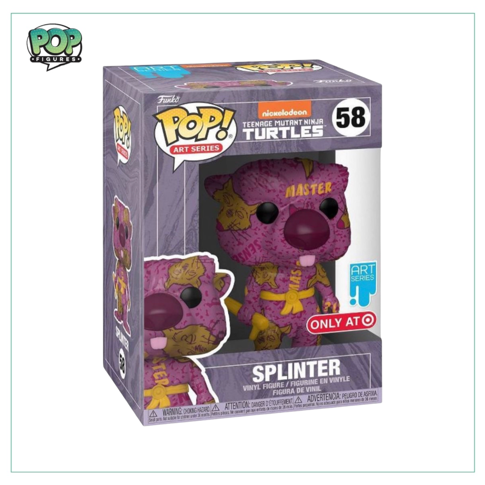 Splinter (Artist Series) #58  Funko Pop! Teenage Mutant Ninja Turtles - Target Exclusive