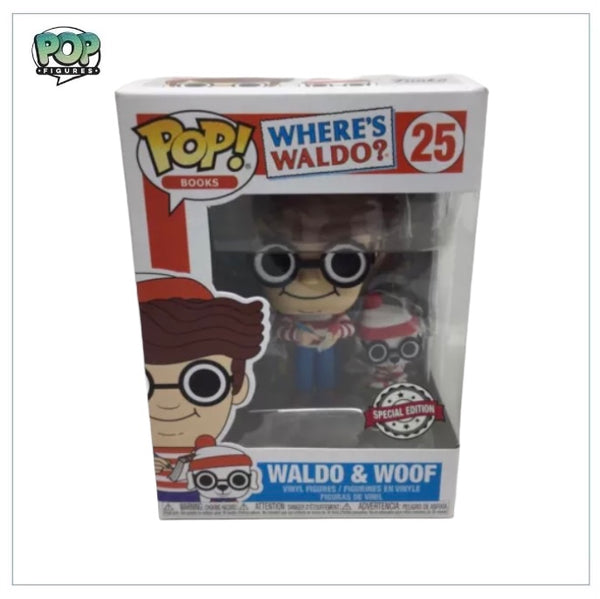 Where's Waldo Waldo with Woof Special Edition Pop! Vinyl Figure #25