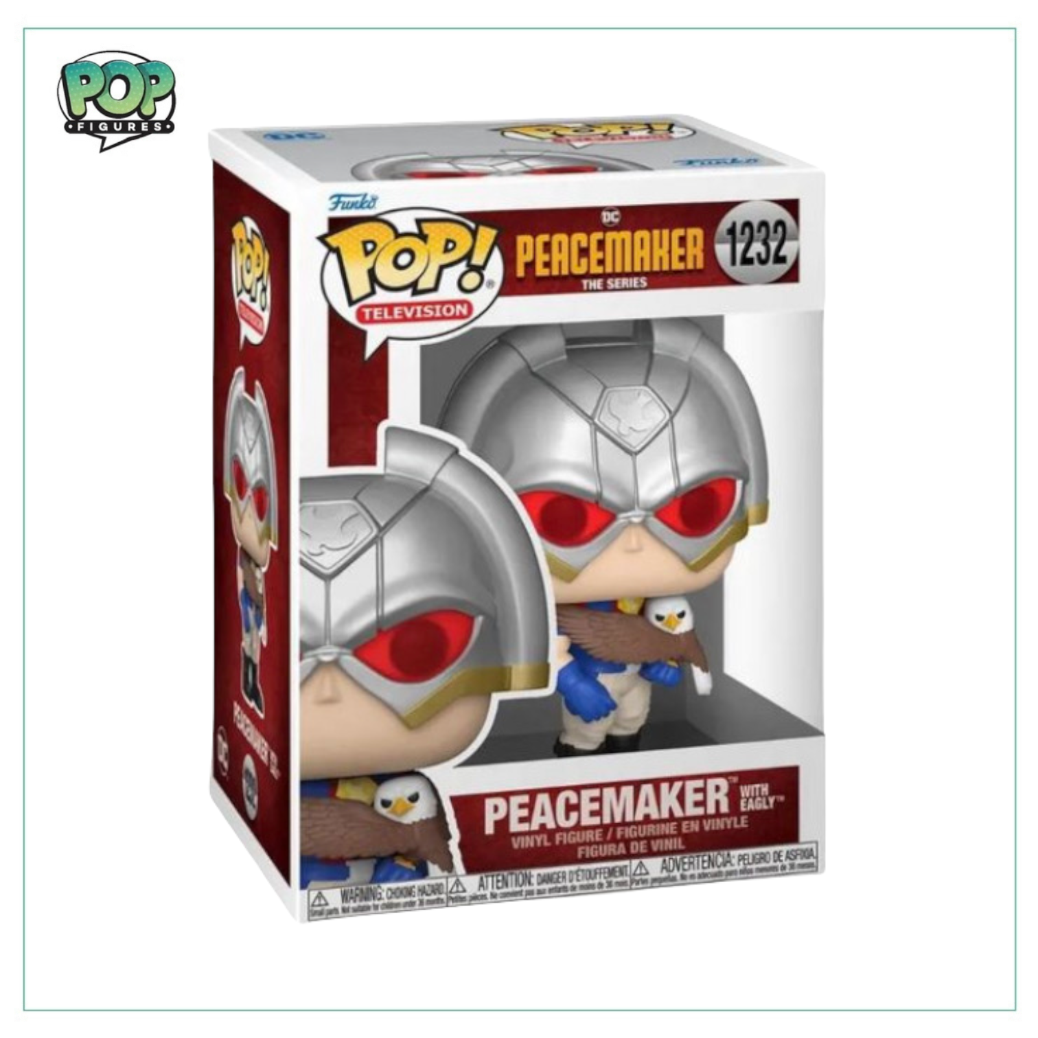 Peacemaker W/ Eagly #1232 Funko Pop! Peacemaker