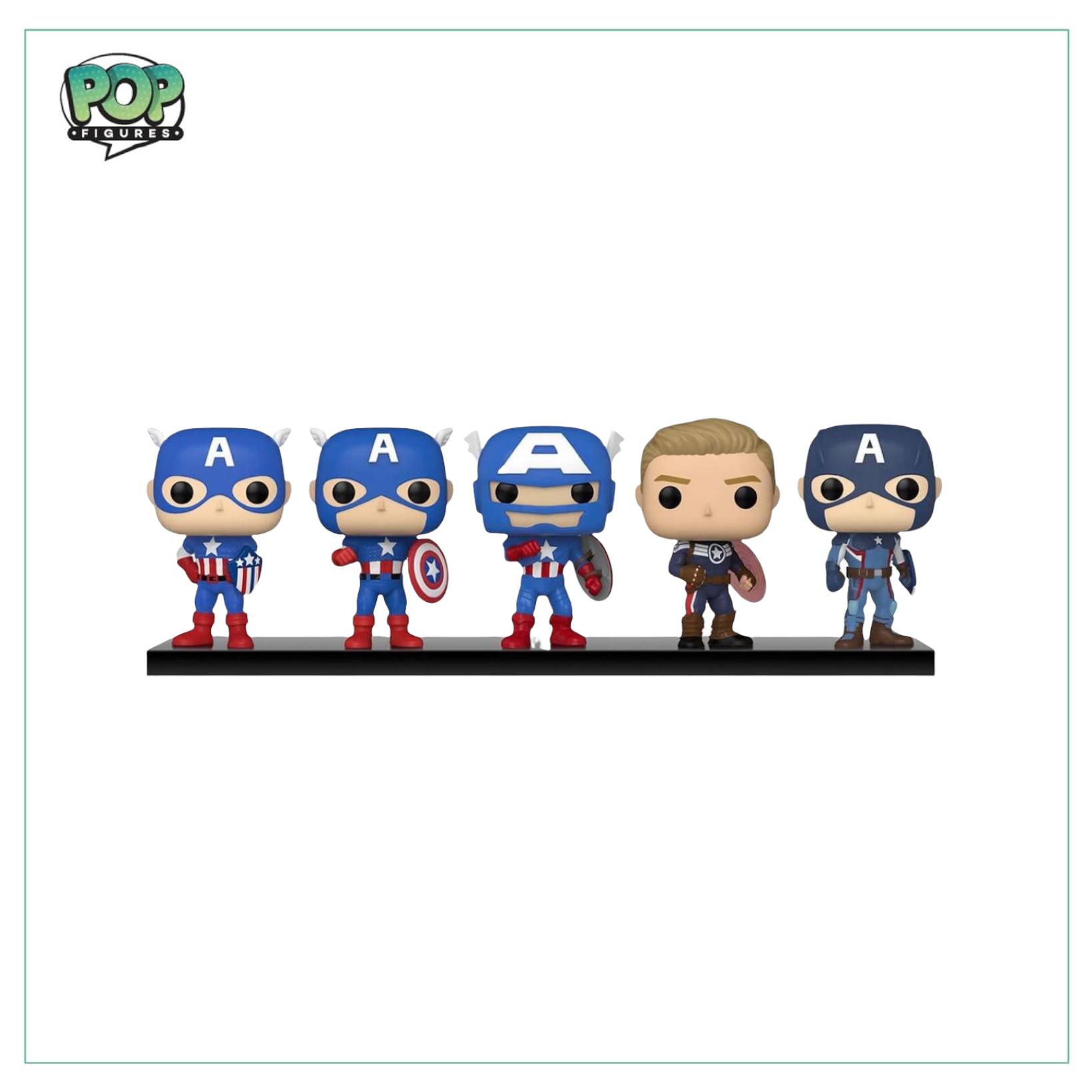 Captain America Through the Ages Deluxe Funko 5 Pack Marvel Amazon
