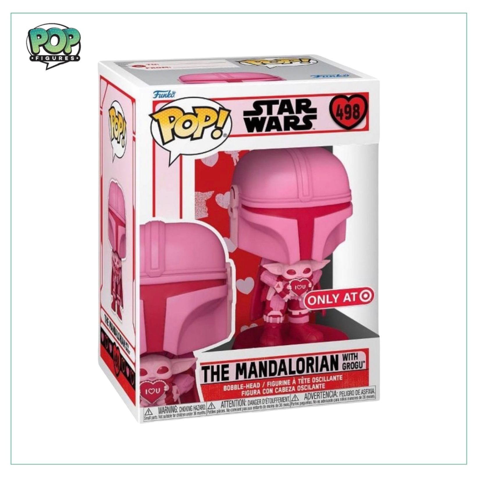 The Mandalorian W/ Grogu #498 Funko Pop! Star Wars - Target Exclusive