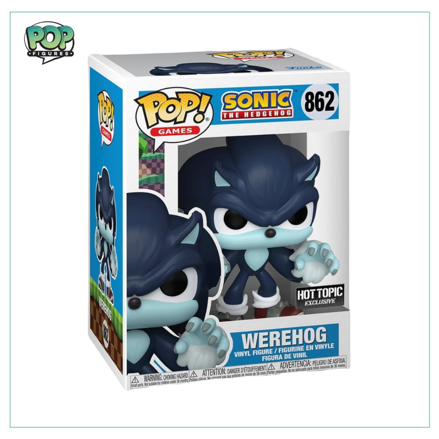 Werehog #862 Funko Pop! Sonic the Hedgehog - Hot Topic Exclusive