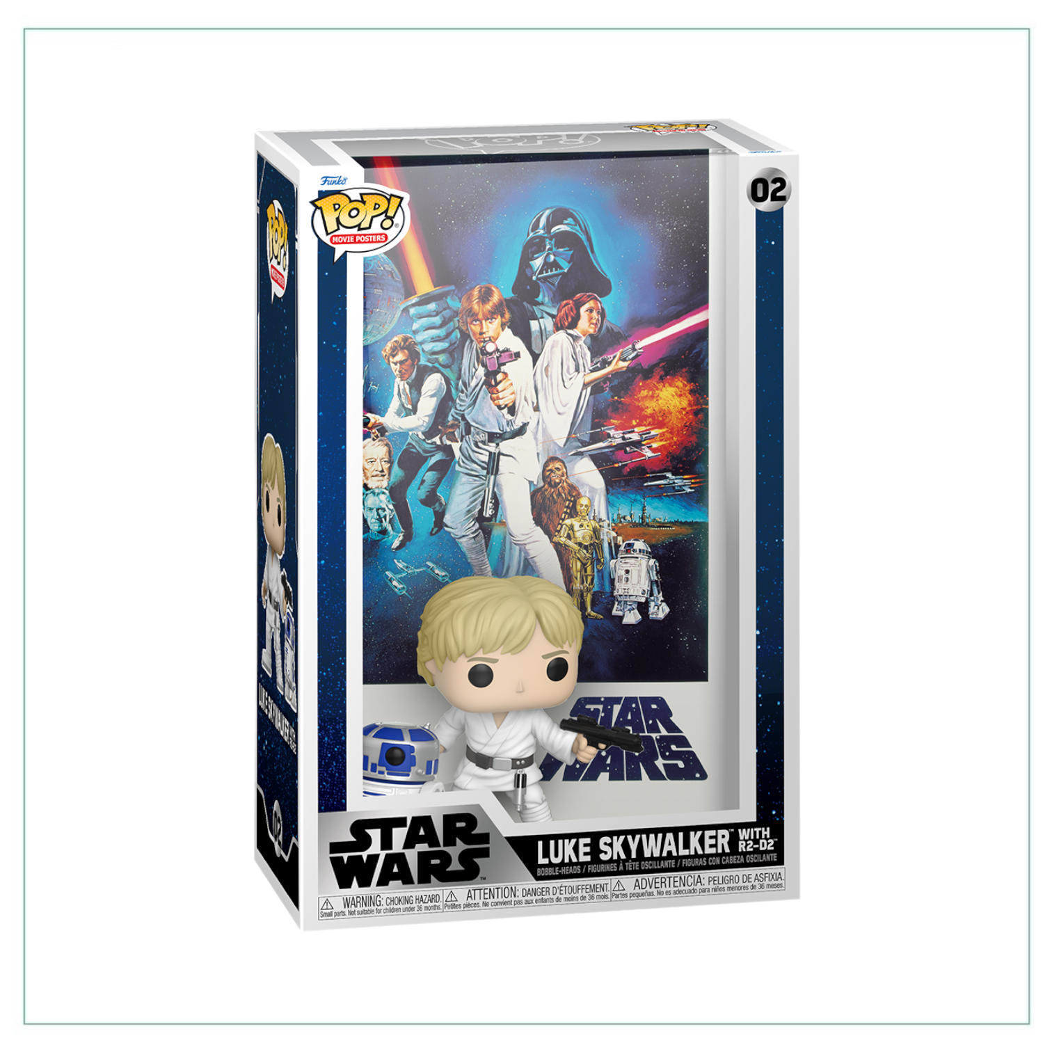 Luke Skywalker W/ R2-D2 #02 Funko Pop! Movie Poster Star Wars - PREORDER