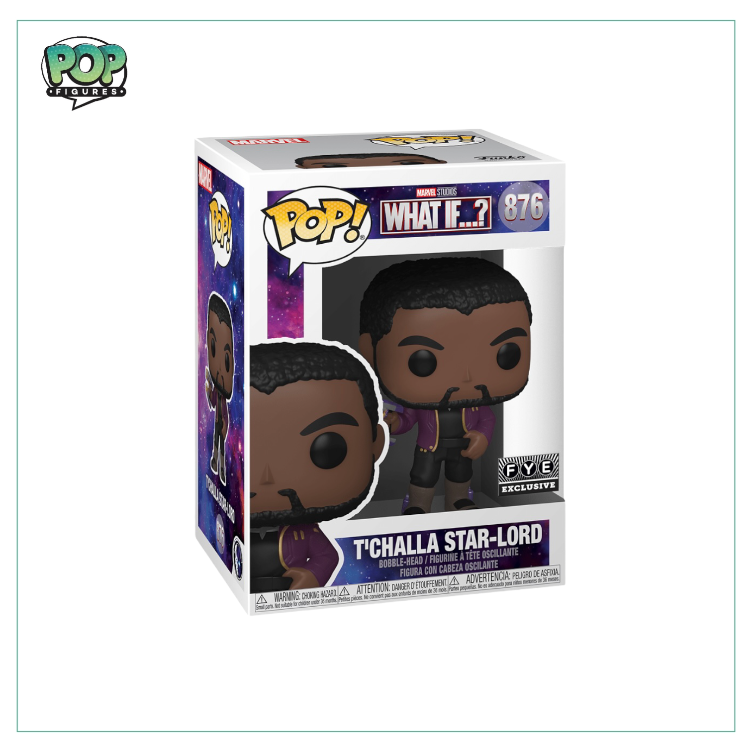 T’Challa Star Lord #876 Funko Pop! What If? FYE Exclusive